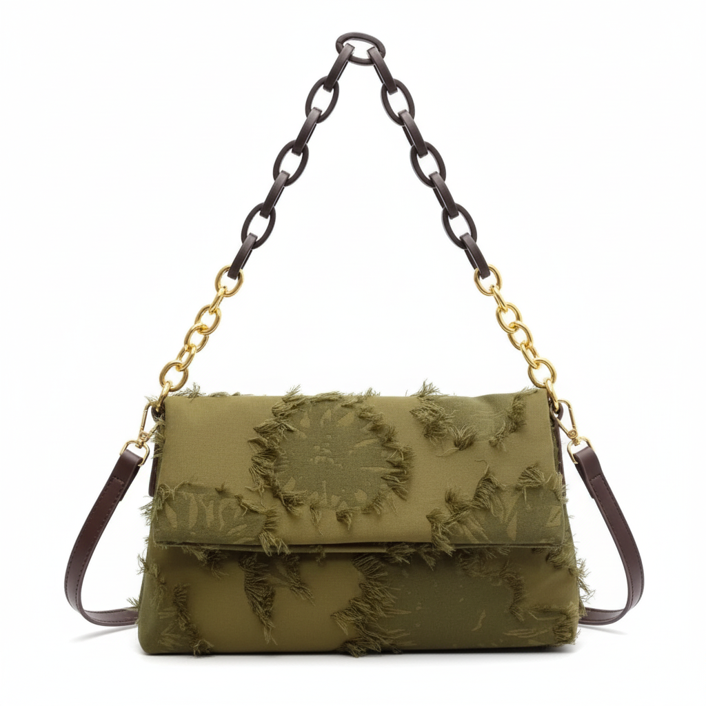 Оливковая сумка без размеров